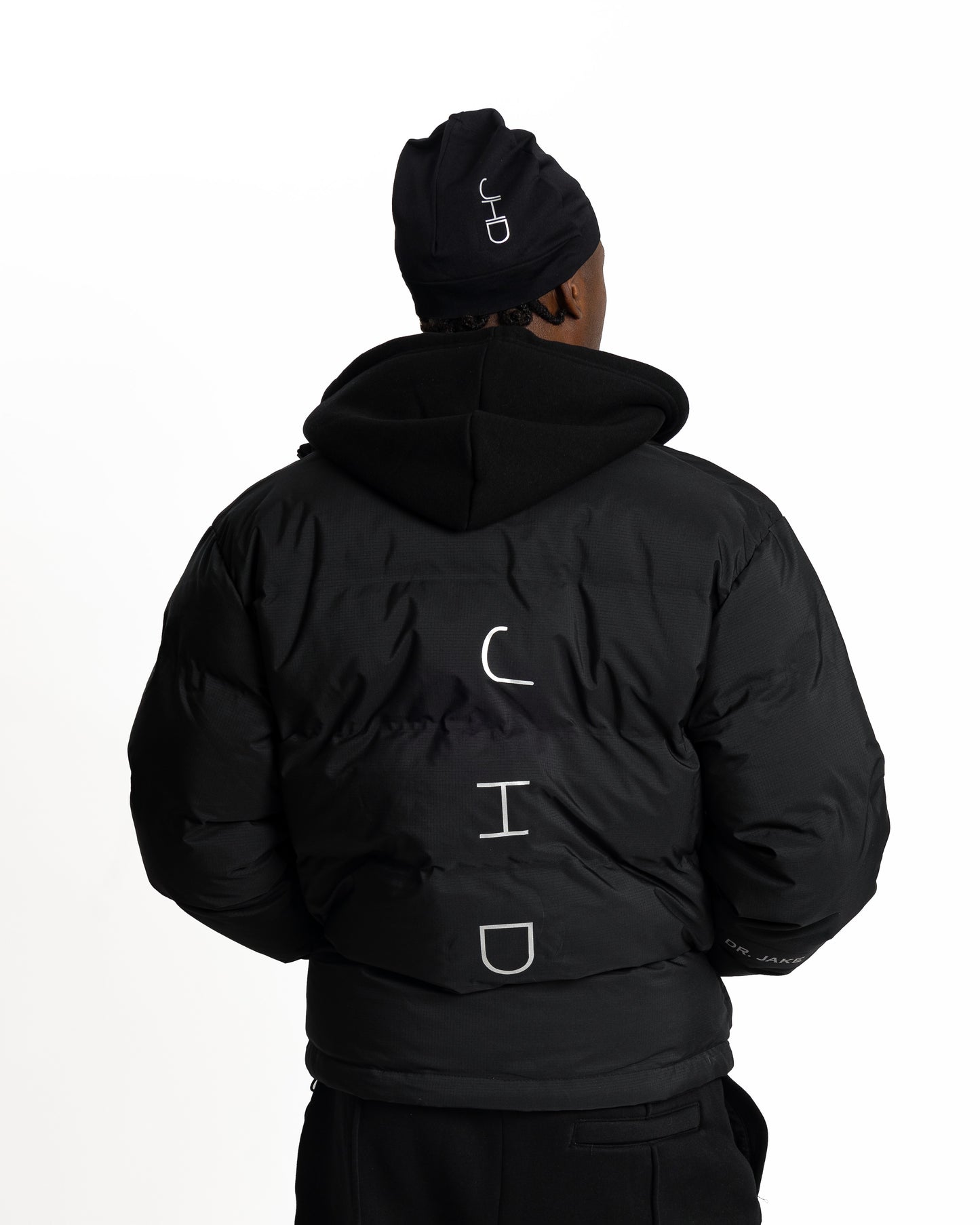 Brown Surgeon Puffer (reflective)